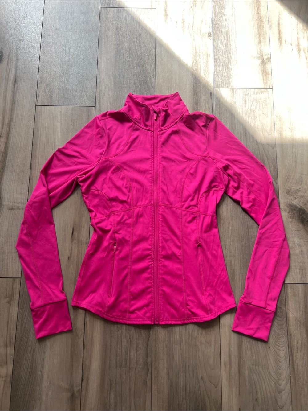 Fabletics Women’s Magenta Full-Zip Active Jacket Size M
